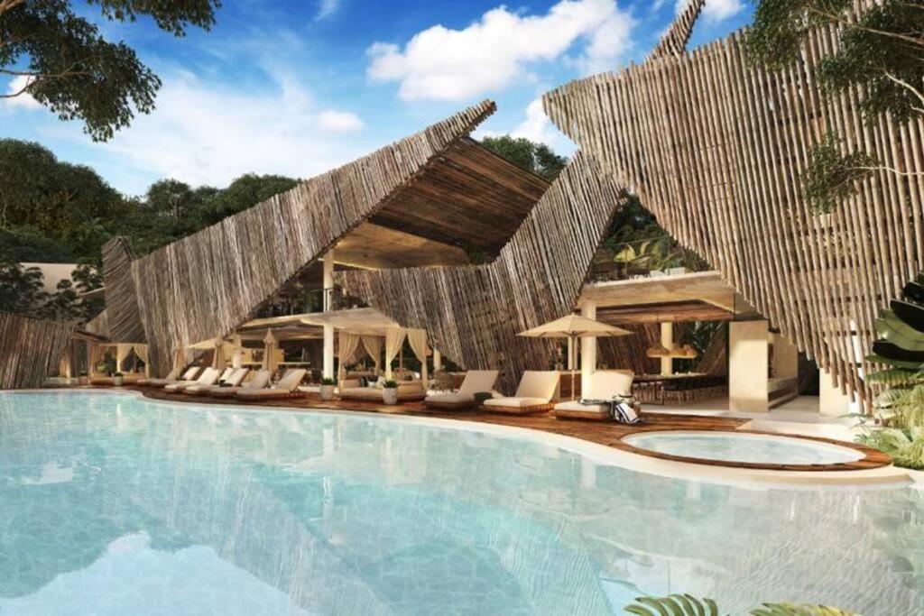 Loft En Aldea Zama Apartman Tulum Kültér fotó