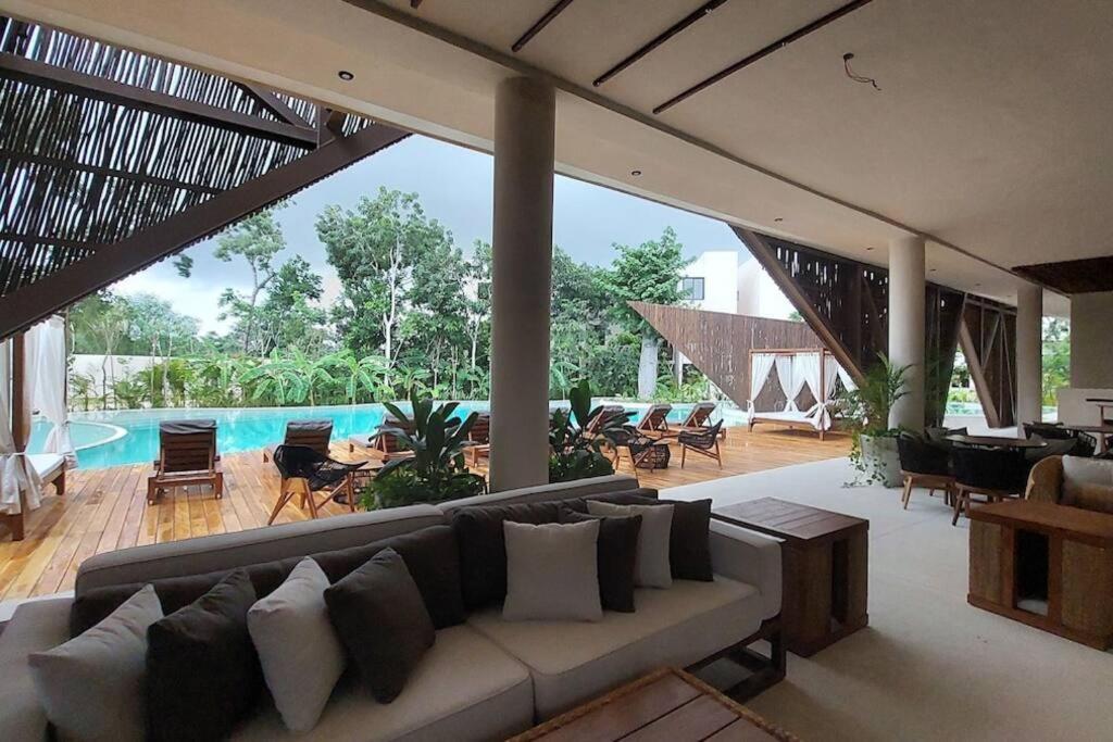 Loft En Aldea Zama Apartman Tulum Kültér fotó