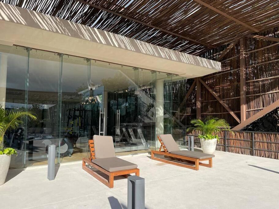 Loft En Aldea Zama Apartman Tulum Kültér fotó